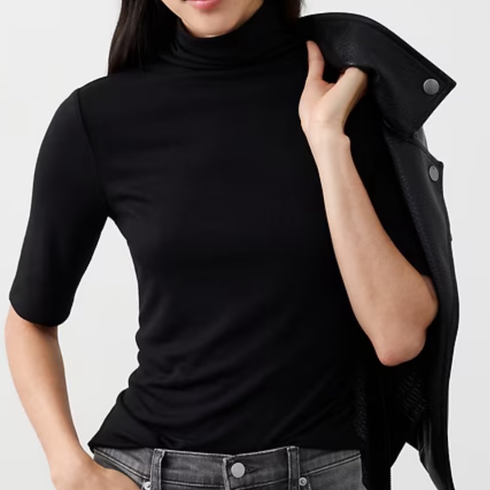 H&M Turtleneck Shortsleeve Top(13)